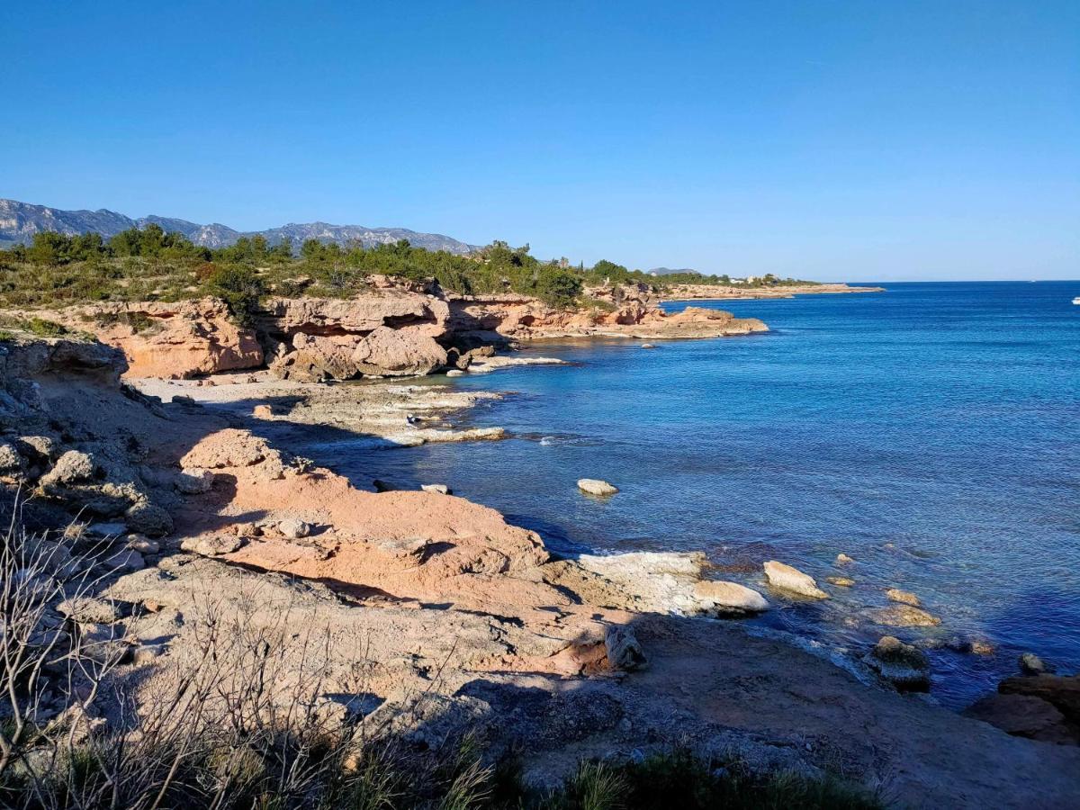 La Villa Romantica Residence De Vacances Les Tres Cales Espagne Extérieur photo